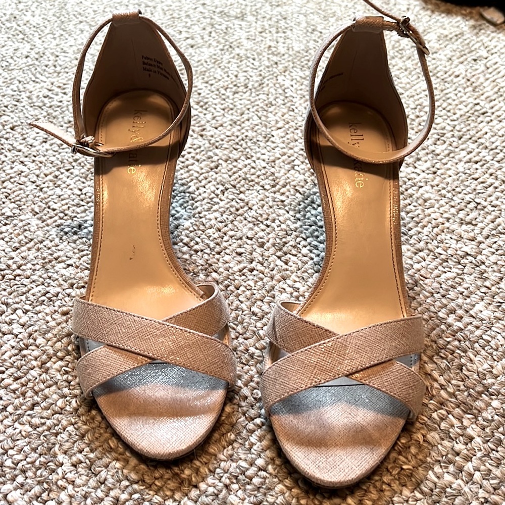 Nude with slight shimmer heels. size 9